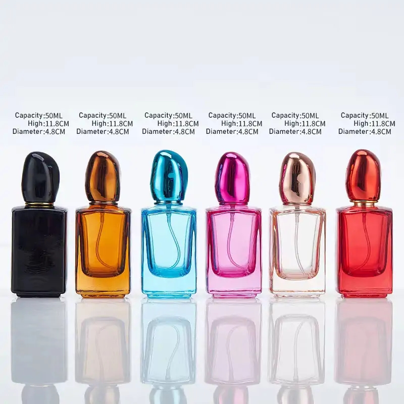 Colorful Glass Perfume Bottles