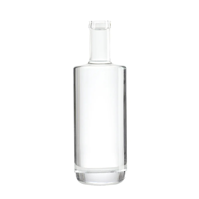 750ml Flat Shoulder Round Bottle