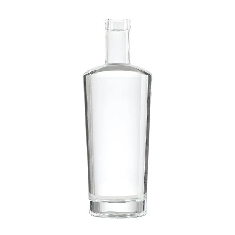 750ml Clear Glass Liquor Bottle &ndash; Long Neck