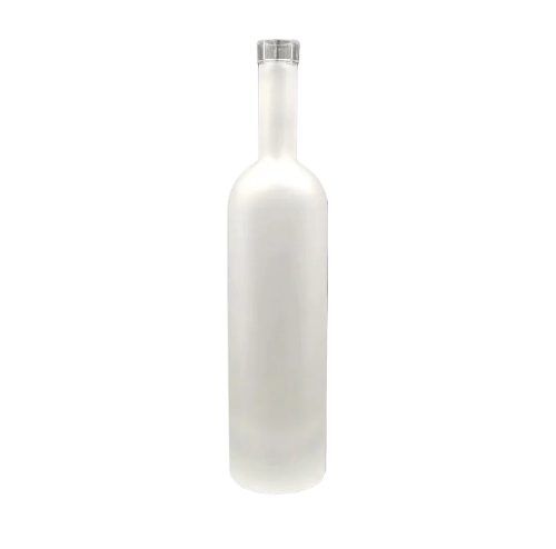 Custom 750ml 700ml 375ml Frosted Glass Bottle Factory For Spirit