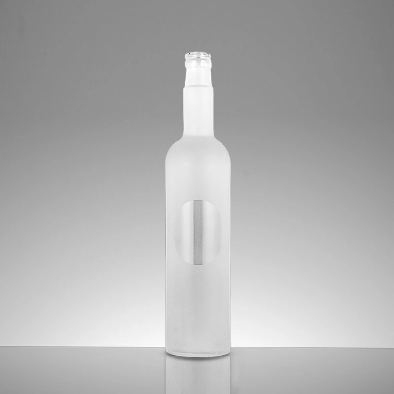 750ml Frosted Glass Bottles Factory