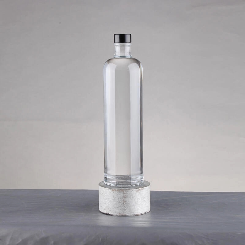 Wholesale Round 350ml Glass Juice Bottle ManufactureXC With Cork
